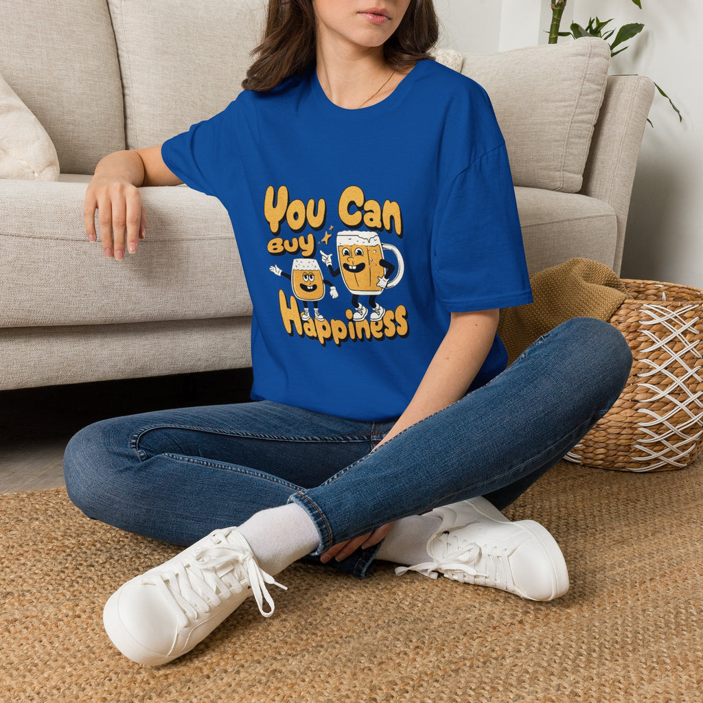 Beer Lover Unisex Softstyle T-Shirt, Funny Drinking Tee, Cartoon Beer Shirt, Gift for Beer Enthusiast, Alcohol Graphic Tee