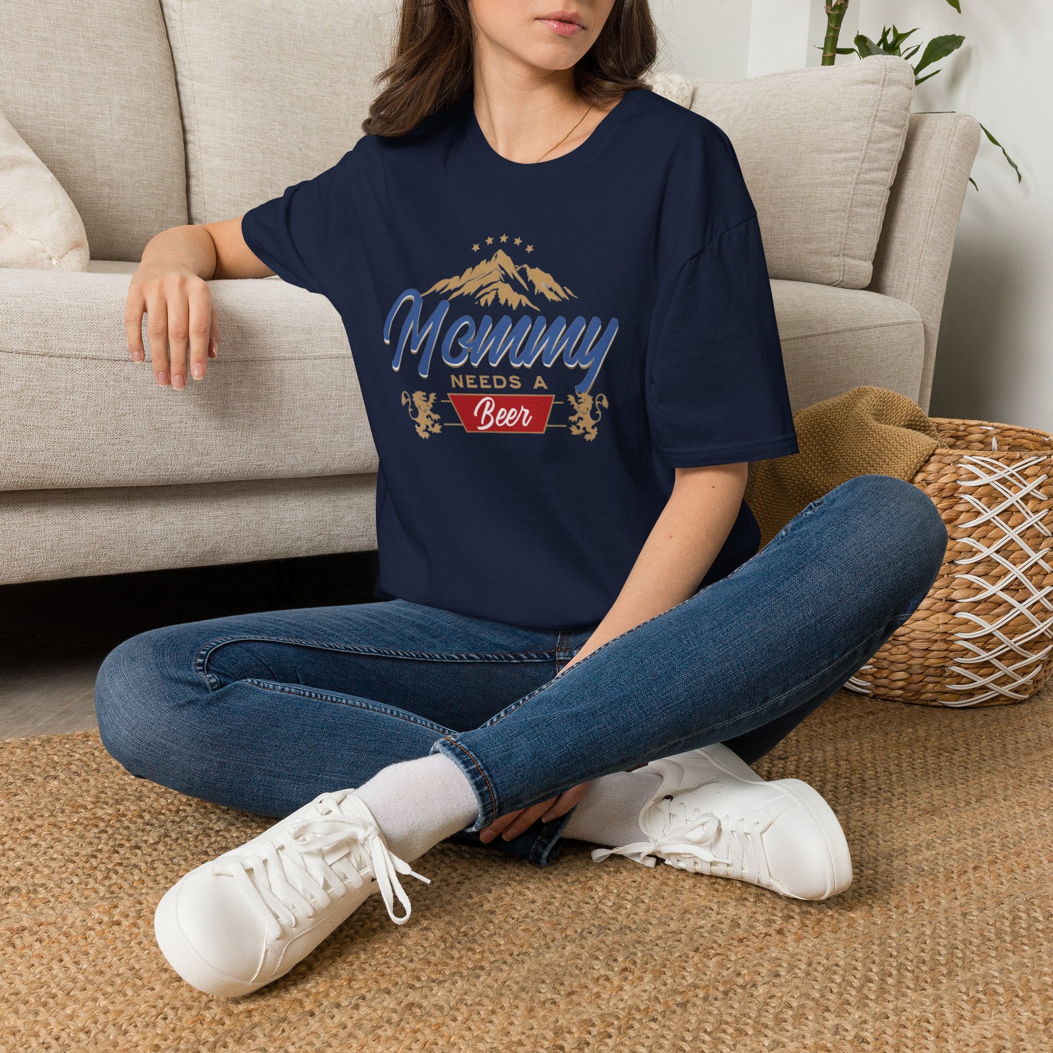 Mommy Needs a Beer T-Shirt, Funny Gift for Moms, Unisex Softstyle Tee, Casual Wear, Summer Vibes, Birthday, Mother's Day