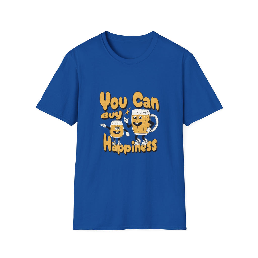 Beer Lover Unisex Softstyle T-Shirt, Funny Drinking Tee, Cartoon Beer Shirt, Gift for Beer Enthusiast, Alcohol Graphic Tee