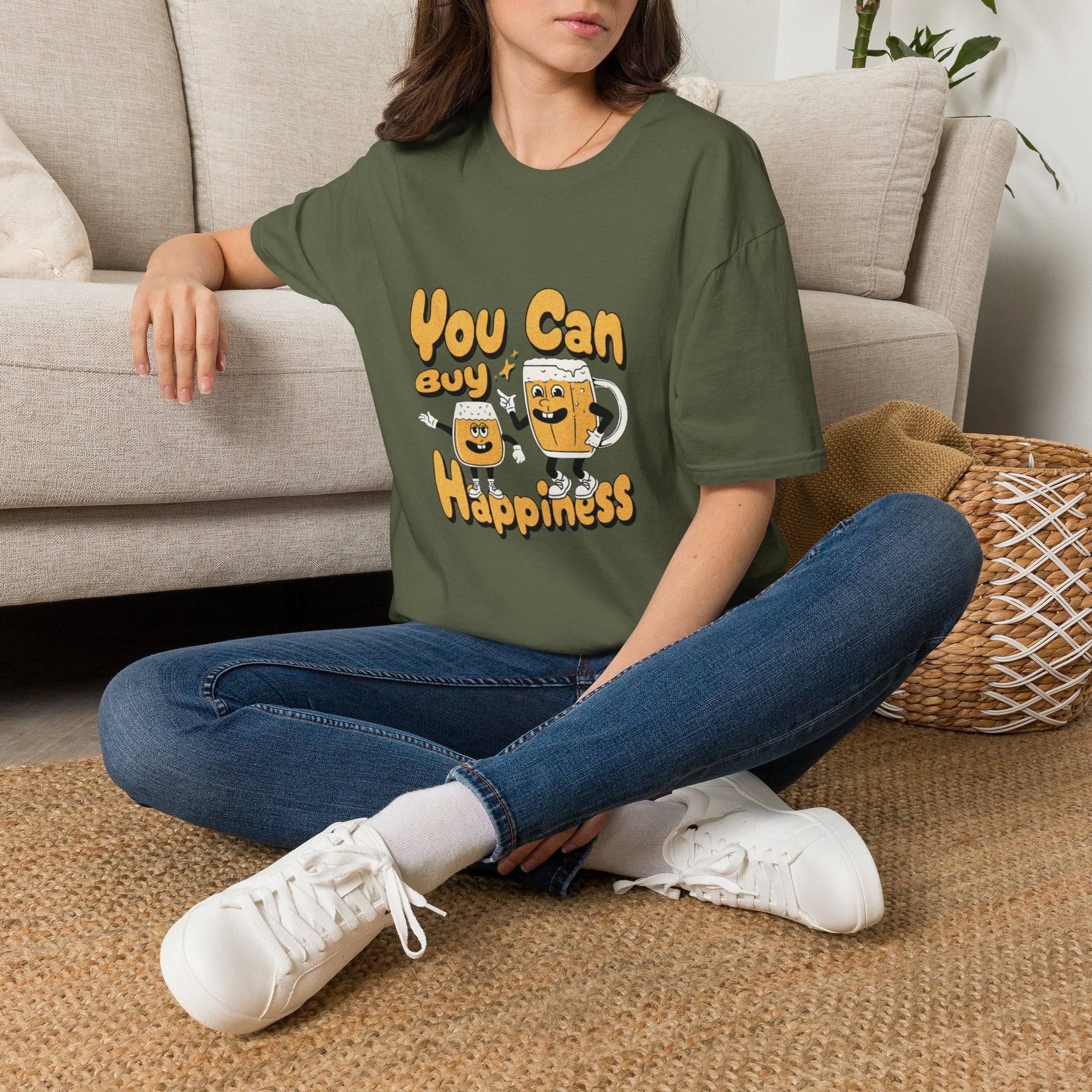Beer Lover Unisex Softstyle T-Shirt, Funny Drinking Tee, Cartoon Beer Shirt, Gift for Beer Enthusiast, Alcohol Graphic Tee