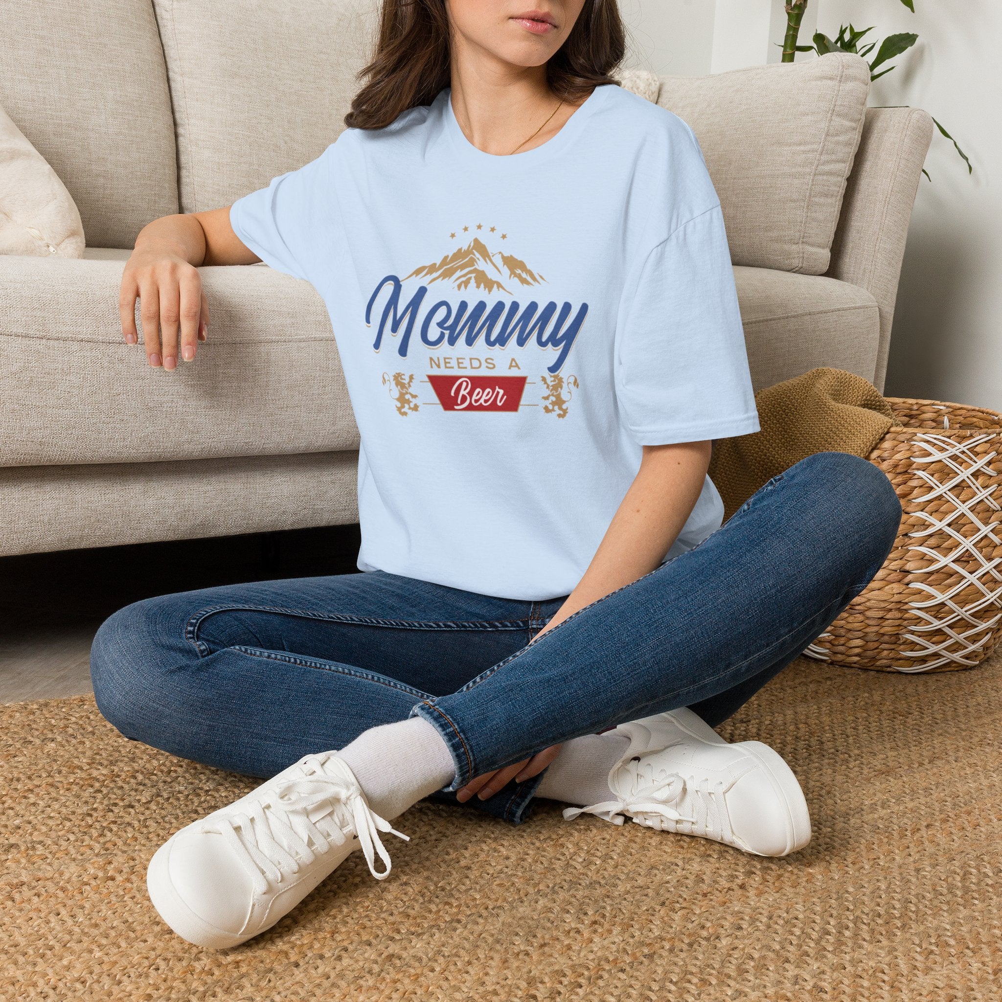 Mommy Needs a Beer T-Shirt, Funny Gift for Moms, Unisex Softstyle Tee, Casual Wear, Summer Vibes, Birthday, Mother's Day
